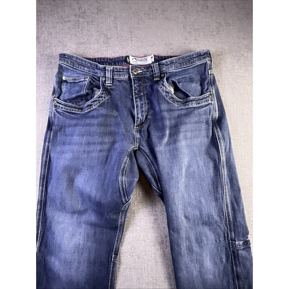 Mountain Khakis Jeans Men 38x30 Blue Classic Fit Straight Preppy M's Camber 109 - Picture 2 of 15